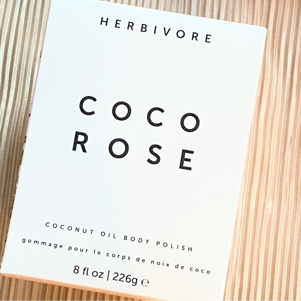 HERBIVORE COCO ROSE BODY POLISH FULL SIZE 8oz